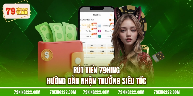 Rút Tiền 79KING - Hướng Dẫn Nhận Thưởng Siêu Tốc